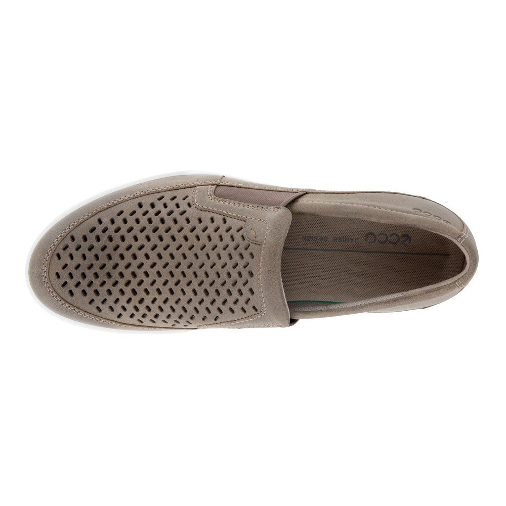 Slip On Hombre - ECCO Cathum - Grises - HUB806174